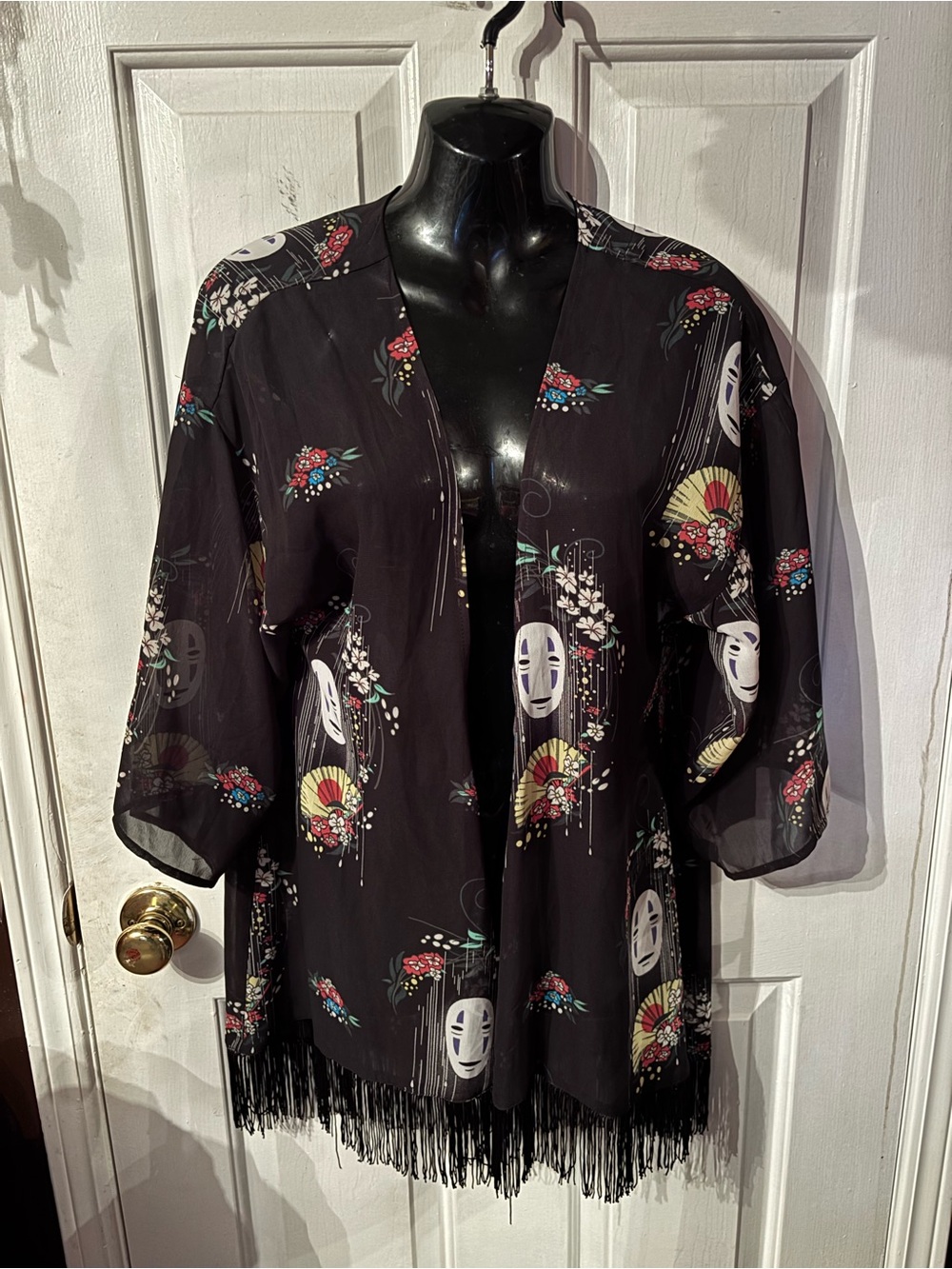 Spirited Away No Face Kimono Robe